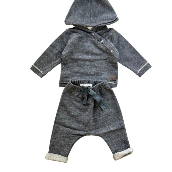 Cozy Gray Kids Matching Set - Picture 1 of 7